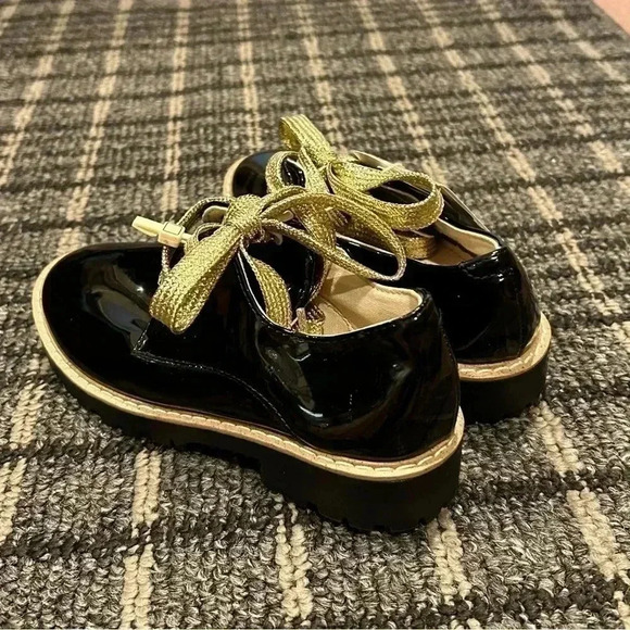 ZARA Patent Leather black kids shoes US Size 12.5 - Picture 5 of 12
